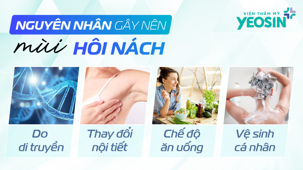 Nguyên nhân gây ra tình trạng hôi nách là gì?
