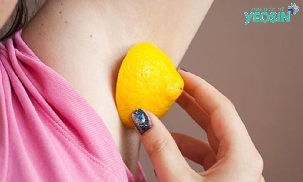 Phương pháp trị hôi nách bằng chanh tươi